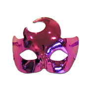 Masquerade Mask Plain With Crescent Moon In Purple