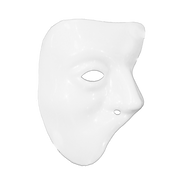 Budget Plastic Phantom of the Opera Mask Masquerade Mask