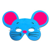 Mouse Childrens Foam Animal Mask - Turquoise Blue