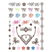 Sweet Heart Temporary Hand Tattoo Pack