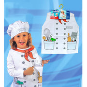 Childrens Chefs Costume Ages 4-7