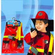 Childrens Deluxe Fire Fighter Costume Ages 4-7
