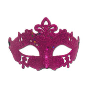 Pink Fancy Glitter Scout Masquerade Mask With Stars