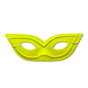 Pointy Neon Yellow Masquerade Mask