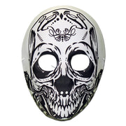 Day Of The Dead Masquerade Mask - Black Skull #1