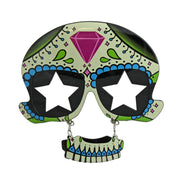 Day Of The Dead Glasses With Stars