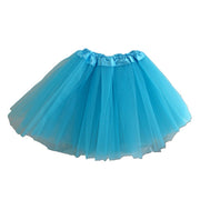 Adults Tulle Tutu Skirt - Turquoise Blue 40cm