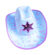 White And Pink Cowboy Style Hat