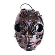Full Face Steampunk Goggle Mask Bronze Colour