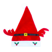 Red Christmas Deer Horn Hat | Xmas Hat