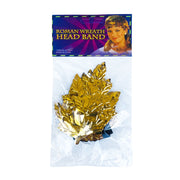 Roman Golden Large Leaf Wreath Head Piece
