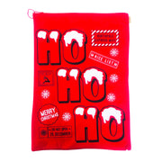 Large Christmas Santa Bag - Ho Ho Ho
