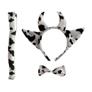 Childrens Cow Ears, Tail and Bow Tie Set