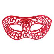 Red Shiny Filigree Masquerade Mask