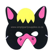 Donkey Childrens Foam Animal Mask - Black