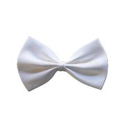 Satin Bow Tie - White