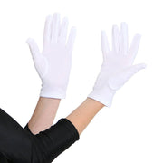 Economy Adult Short Gloves - White 23cm
