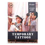 Kids Pirate Temporary Tattoo Pack