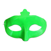Neon Plastic Scout Masquerade Mask - Green