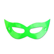 Childrens Pointy Cardboard Neon Mask - Green
