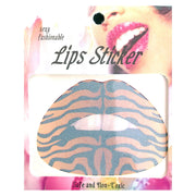 Temporary Lip Tattoo - Tiger Design