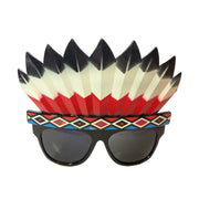 Native Indian Headband Feather Glasses