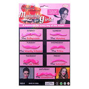 Ladies Pink Moustcahe Set