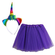 Rainbow Unicorn Dress Up Set - Purple