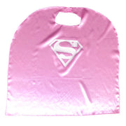 Children's Budget Superhero Satin Cape - Super Girl Pink