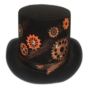 Adult Steam Punk Hat With Cogs