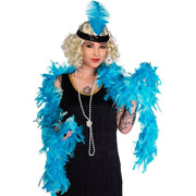 Feather Boa - Turquoise