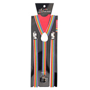 Childrens Suspenders - Multi Colour Rainbow