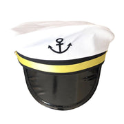 Anchor Captains Cap - White