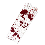 Bloody Halloween Long White Gloves