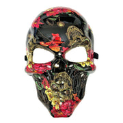 Hydro Dipped Flower Pattern Skull