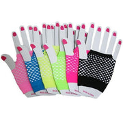 Fishnet Short Fingerless Gloves - Assorted Colours