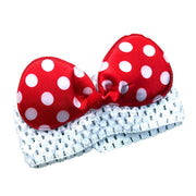 Minnie Mouse Bow Headband - White