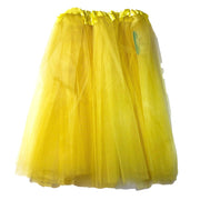 Adults Tulle Tutu Skirt - Yellow 40cm