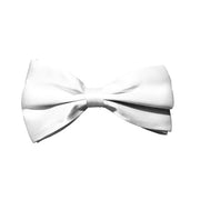 Satin Bow Tie - White #2