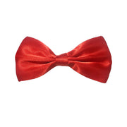 Satin Bow Tie - Red #2