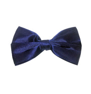 Satin Bow Tie - Navy Blue #2