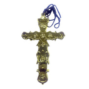 Plastic Gold Crucifix Fancy Dress Accessory