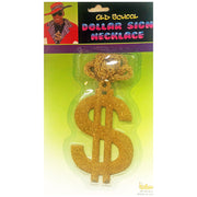 Gangster Gold Dollar Thin Chain Necklace