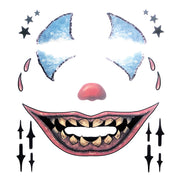 Halloween Adult Joker Face Temporary Tattoo