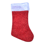 Christmas Stocking With White Trim