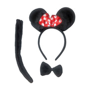 Minnie Mouse Ears, Tail and Bow Tie Set