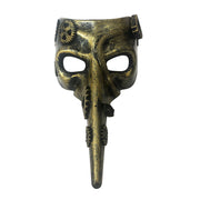 Steampunk Long Nose Gold Mask Without Goggles
