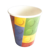 Building Block Paper Cups - Pack Of 10