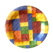 Building Blocks Paper Plates - Pack Of 10