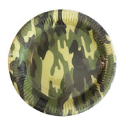 Arm Camo Paper Plates - Pack Of 10